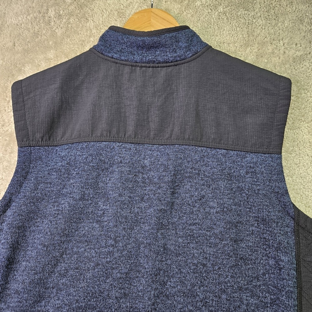 Orvis Full Zip Vest Mens L Blue Fleece Sweater Outdoor Fishing Layer Sleeveless - Picture 6 of 11